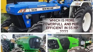 कौन सा ट्रेक्टर है 55 चपि का राजा और खिचने की शक्ति किसकी ज्यादा है????????#trending 