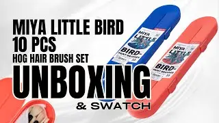 Himi Miya Little Bird 10 Pcs Hong Hair Brush Set