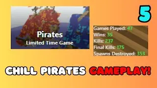 Bloxd.io pirates: Grinding to get 100 wins with viewers! (5)