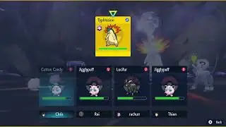 Pok&eacute;mon Scarlet & Violet - Typhlosion 7* raid: Hydriggly, Jigglypuff POV