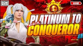 🔥4 Days Conqueror Challenge Aaj Hai Day- 1 Platinum To Conqueror Live Rank Push | Tips & Tricks ✅