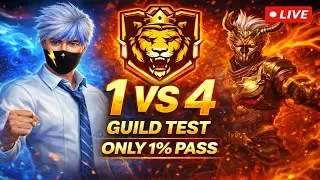​🔴 LIVE: GUILD TEST + ID GIVEAWAY 🎁 | 2K SUBS CHALLENGE 🔥 | RANK PUSH | #freefirelive
