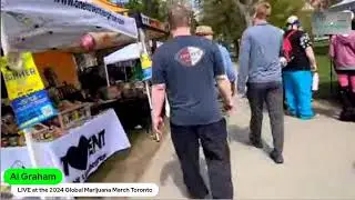 LIVE from the Global Marijuana March in Toronto Pt1
