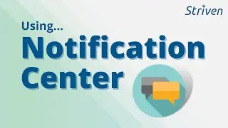 Using the Notification Center