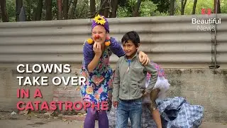 Beautiful News | These clowns enter crisis zones to bring joy to refugee children