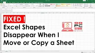 Fixed | Excel Shapes Disappear When Moving or Copying a Sheet | 90pcstore