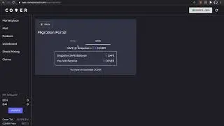 Cover Protocol - Migration from SAFE/SAFE2 to COVER token