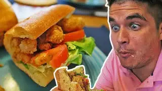 Make THE BEST Shrimp Po Boy Sandwich! New Orleans Style!!