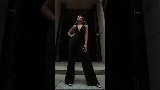 All-Black Elegance: The Sleek Jumpsuit 🖤✨#shorts #beauty #fashion #lifestyle #style