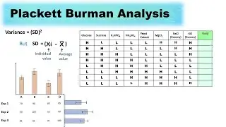 Plackett Burman analysis