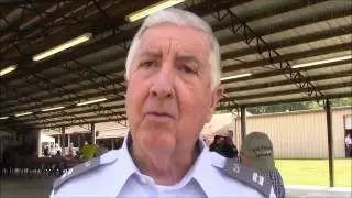 Interview with Sr. Master Seargent Sam Burrell at Traveling Veterans Memorial Wall Opening Ceremony