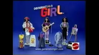 Generation Girl Dolls (Mattel) TV Commercial - 1999