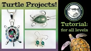 3 Turtle Themed Projects : A Beginner Silversmithing Tutorial