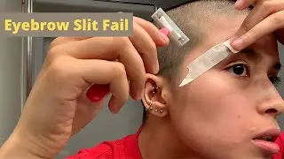 Eyebrow Slit FAIL | Rose Clare Fernandez