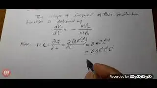 Convexity of Cobb-Douglas Production Function