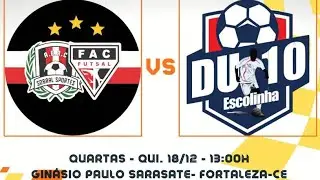 𝑻𝑨𝑪̧𝑨 𝑳𝑰𝑭𝑭 𝑫𝑬 𝑭𝑼𝑻𝑺𝑨𝑳 2025: 𝑭𝑨𝑪/𝑺𝑶𝑩𝑹𝑨𝑳🆚𝑫𝑼10 𝒔𝒖𝒃08