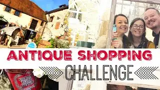 ANTIQUE SHOPPING CHALLENGE | Shop With Us | The Packhouse Farnham | Lollipop Box Club