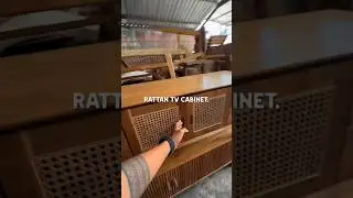 new Rattan Tv cabinet #tvunit #interiordesign #furniture #viral #shorts #ytshorts #trending #telugu