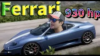 Ferrari tuning 930 HP Tuning top speed | Forza Horizon 5 Wheel Gameplay