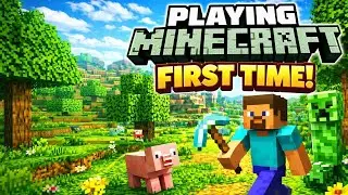 First Time Playing Minecraft &mdash; Total Noob Mode 😅