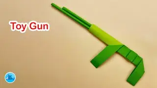 How to make paper toy gun - easy paper gun