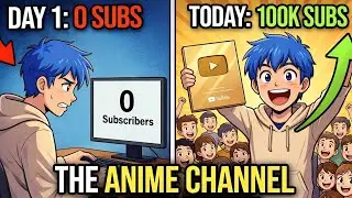 How I Grew My Anime Channel From 0 To 100k Subs 📈🌸 (The Secret)