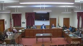 Dunellen Borough Council Meeting - 1/20/26