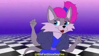 80s style kitty dance! (Animation)