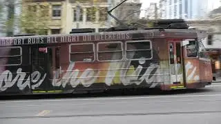 PTV Night Network tram Z3 136 Swanston Street