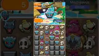 Pokemon Shuffle Mobile UX Stage 624 Misdreavus ITEMLESS『ポケとる スマホ版』