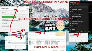 Clean Up Your Junk Files Now! in 7 ways- for Windows explain in Manipuri