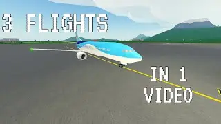 3 FLIGHTS IN ONE VIDEO || ROBLOX PTFS