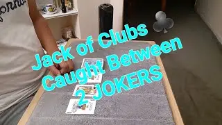 F21 Magic Trick 3994 - Jack of Clubs Caught Between 2 JOKERS #magic