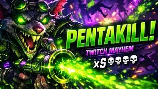 ¡PENTAKILL ÉPICO CON TWITCH! | LEAGUE OF LEGENDS MAYHEM