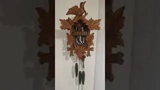 Cuckoo clock dancing ladies #shorts #bird #vintage #shorts #germany #dancers #cuckooclock #clocks