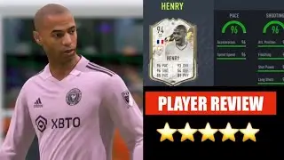 THIERRY HENRY (94) ICON MOMENTS ! PLAYER REVIEW | FIFA 22 ULTIMATE TEAM