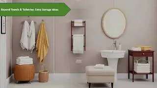 Bathroom Storage Problems? Creative Ideas for Towels, Toiletries & More 🚿✨