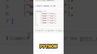 Como criar uma tabela no Python  #programação