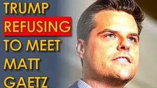 Trump DENIED Matt Gaetz Meeting at Mar-a-Lago because everyone Knows he's TOAST
