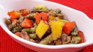 Vegetables With Basil Pesto Sauce Recipe: Easy Side Dish! Diane Kometa-Dishin' With Di Recipe  #78