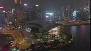 Drone video - Hong Kong  waterfront