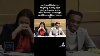 The judge playing murder on my mind in court #ynwmelly #jail