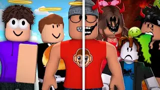 Youtubers Mais AMADOS VS Mais ODIADOS no Roblox..