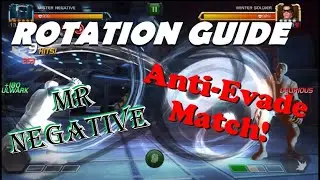 How To Use Mr. Negative Against Evade Counters & True Strike | MCOC