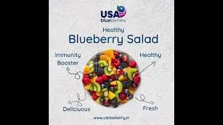 🥗💙 Healthy Blueberry Salad | Fresh & Delicious 💙🫐 #blueberryinnovation #gobigwithblueberries