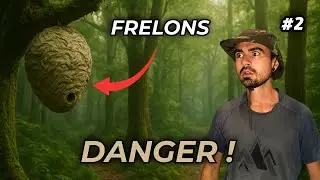 DES FRELONS &agrave; c&ocirc;t&eacute; de MON CAMPEMENT ?! l 14 jours seul en for&ecirc;t #2