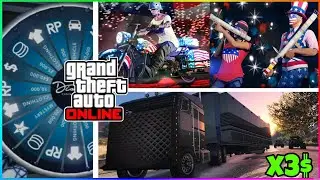 Neue EVENTWOCHE, Independence Day DLC & Update in GTA 5 ONLINE🇺🇸 Tiermasken, Fahrzeuge & Geld machen