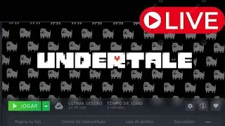 🔴Minha Primeira Vez em UNDERTALE! 👁️ Escolhas Importam&hellip; [AO VIVO]