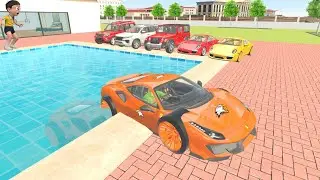 😱😱Franklin parked new vehicles in his home garage 🤩💥 Indian Theft Auto Simulator 🎮 game video