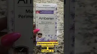 Amberen: Safe Multi-Symptom - Menstrual Regularity & Hormonal Balance Product Review #perimenopause